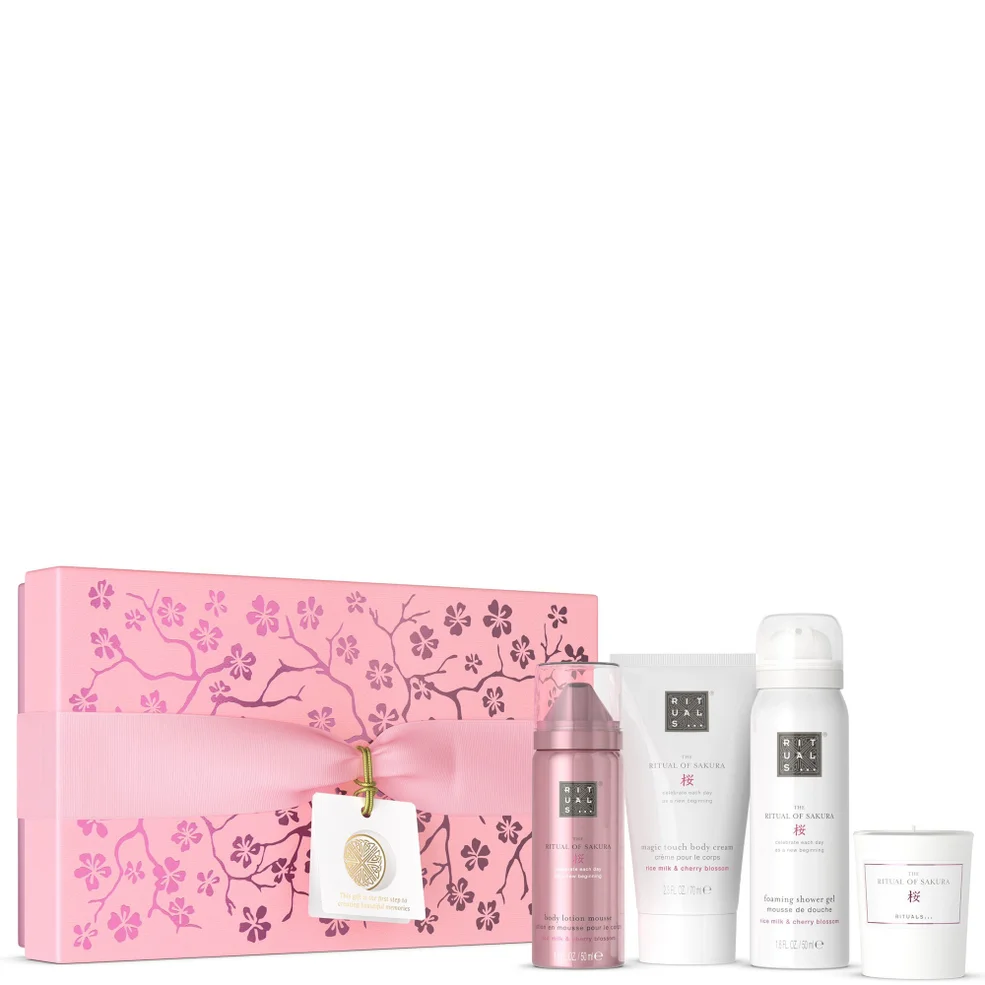 Rituals The Ritual of Sakura - Floral Cherry Blossom & Rice Milk - Small Bath and Body Gift SetImage1