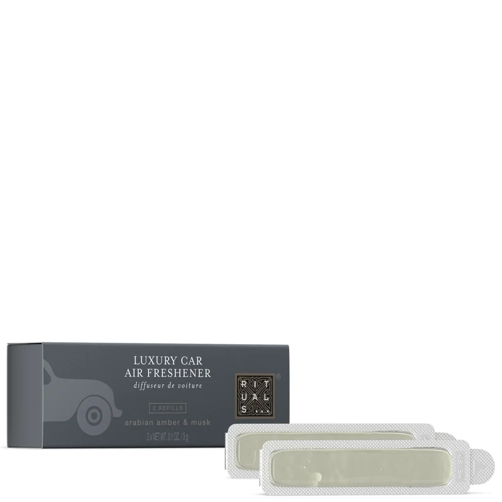 Rituals Homme Collection Men's Aromatic Amber & Musk Refill Car Air Freshener 2x3gImage1