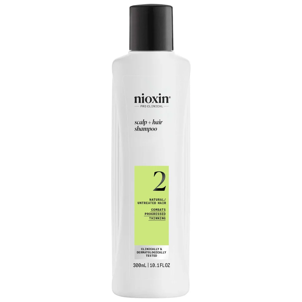 NIOXIN System 2 Shampoing Épaississant Pour Le Cuir Chevelu Et Les Cheveux Pour Cheveux Naturels À Amincissement Avancé (300 ml)Image1