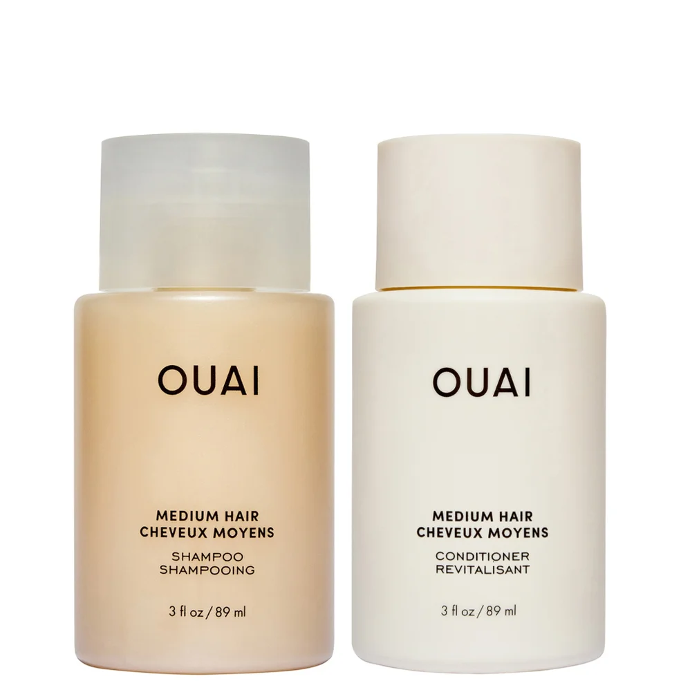 OUAI Medium Shampoo and Conditioner Travel BundleImage1