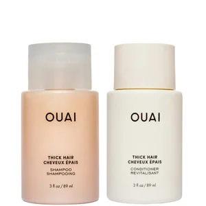 OUAI Thick Shampoo and Conditioner Travel Bundle - undefined undefined