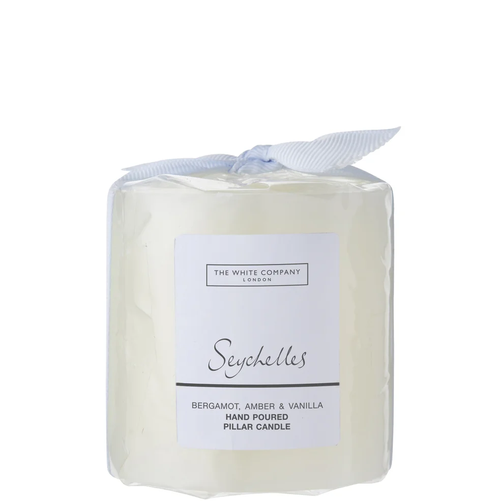 The White Company Seychelles Mini Pillar Candle 245gImage1