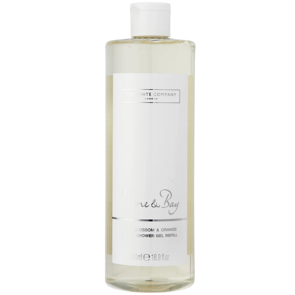 The White Company Lime & Bay Bath & Shower Gel Refill 500mlImage1