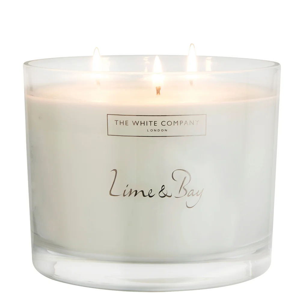 The White Company Lime & Bay Large Candle 770gImage1