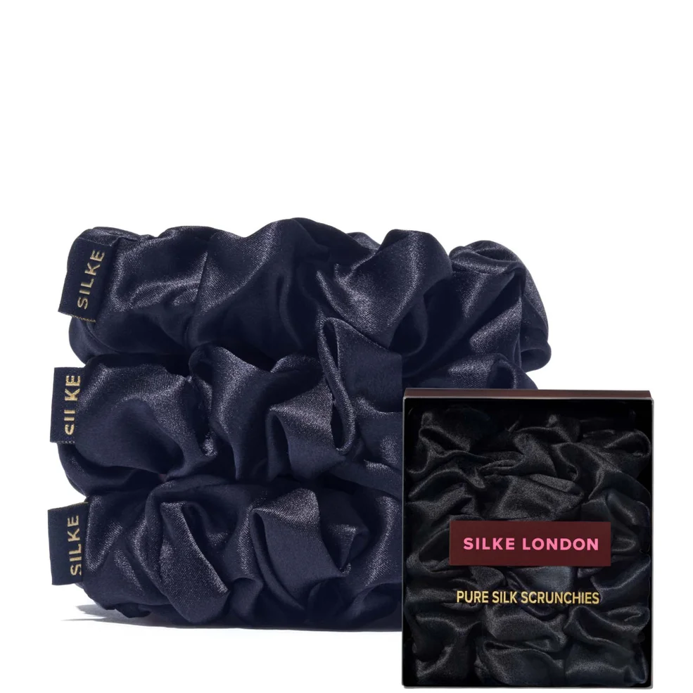 SILKE London Hair Scrunchies - BlackImage1