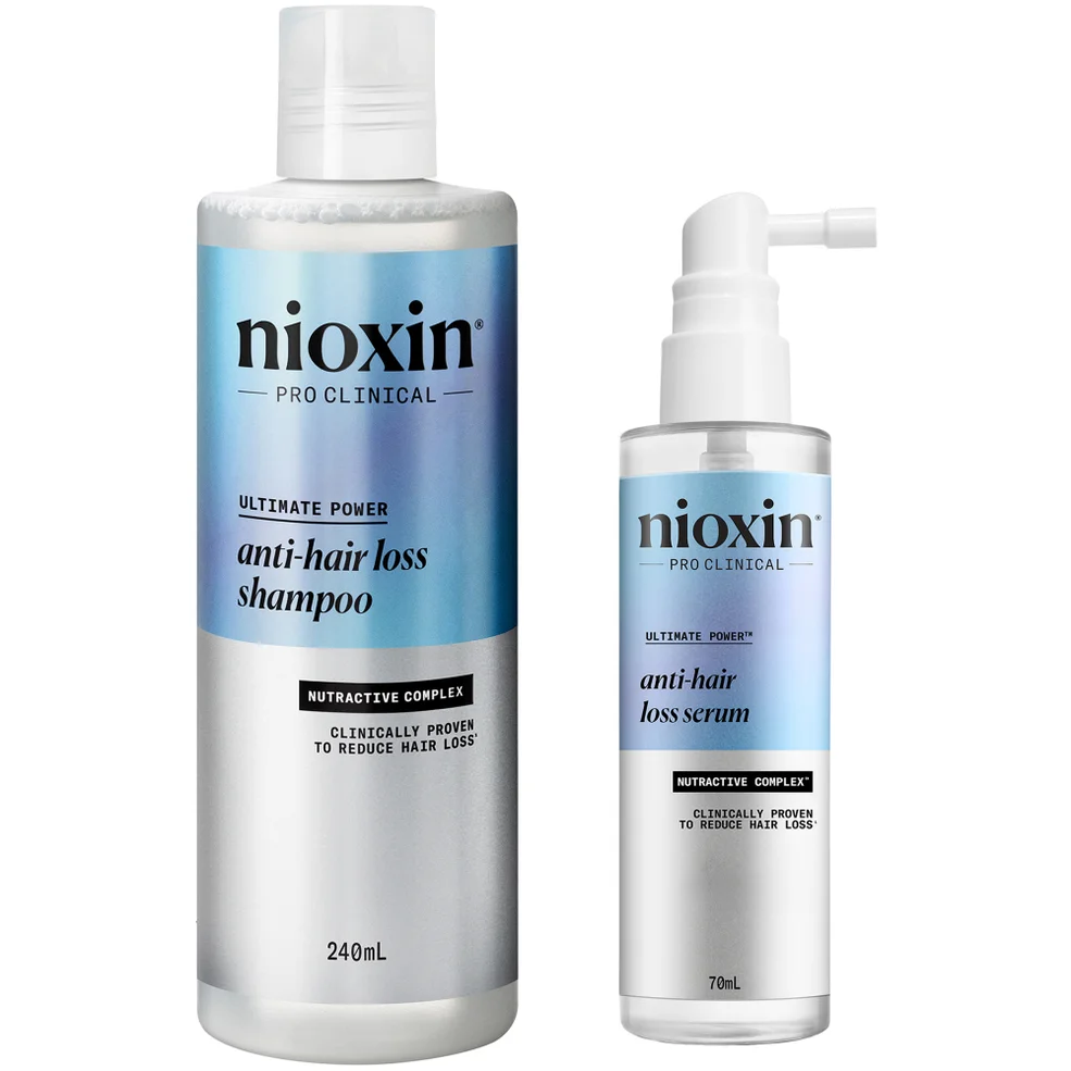 Nioxin Anti-Hair Loss Shampoo and Hair-Growth Serum BundleImage1