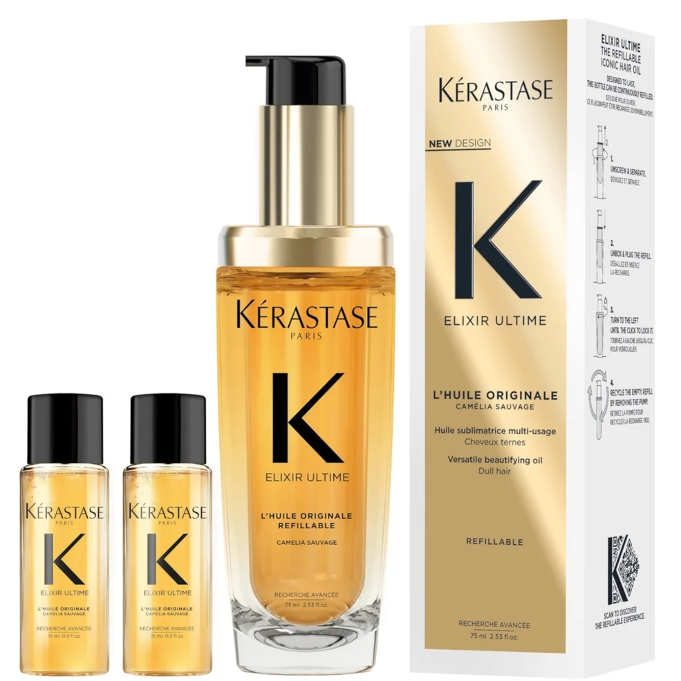 Kérastase Elixir Ultime Refillable Hair Oil For All Hair Types with Argan Oil & Heat ProtectionImage1