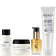 Kérastase Elixir Ultime Hair Oil 30ml, Redken ABC Leave-in Treatment 150ml and L'Oréal Professionnel Metal Detox Minis