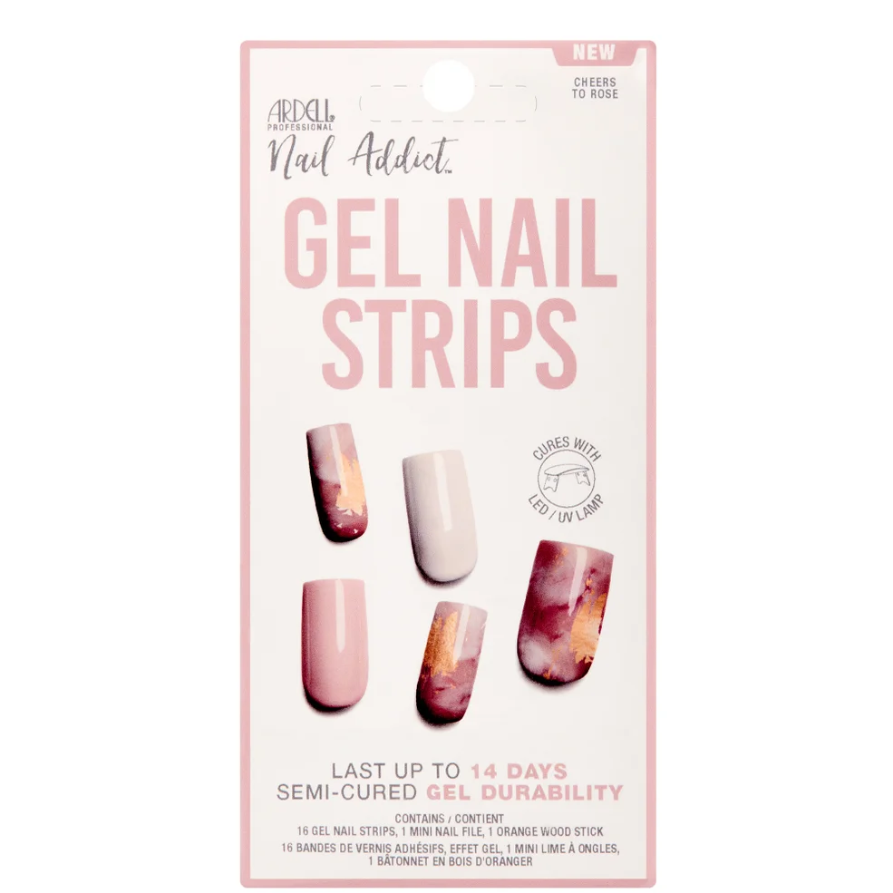Ardell LED Gel Nail Art Strips  - Cheers to RoseImage1