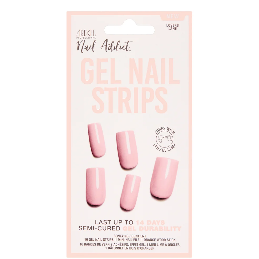 Ardell LED Gel Colour Nail Strips  - Lovers LaneImage1