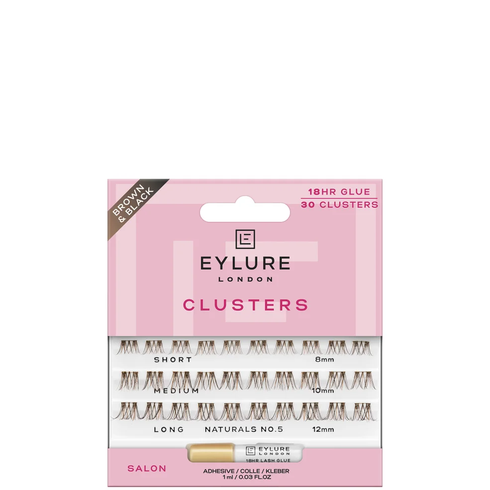 Eylure Brown/Blk Cluster- Brown/Black Naturals No.5Image1