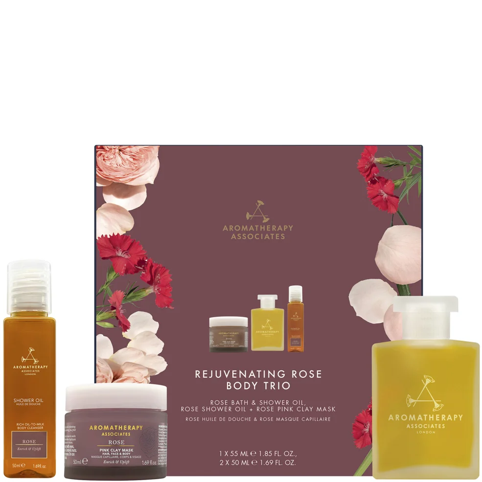 Aromatherapy Associates Rejuvenating Rose Body Trio Gift SetImage1