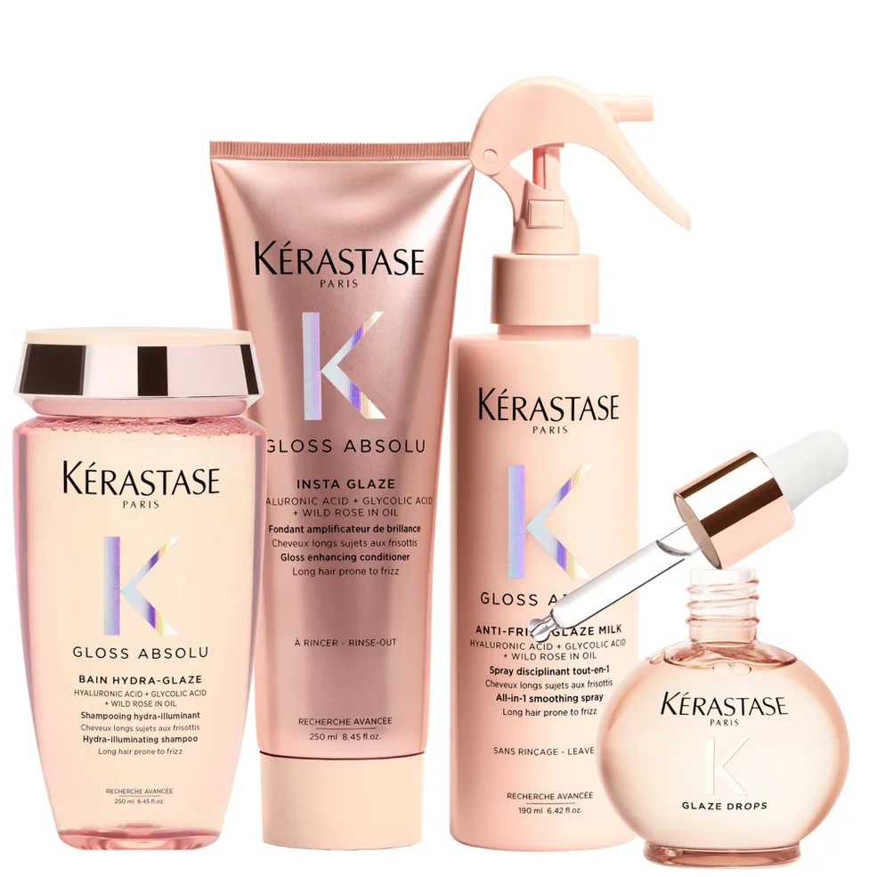 Kérastase Gloss Absolu Shampoo, Conditoner, Milk and Oil BundleImage1