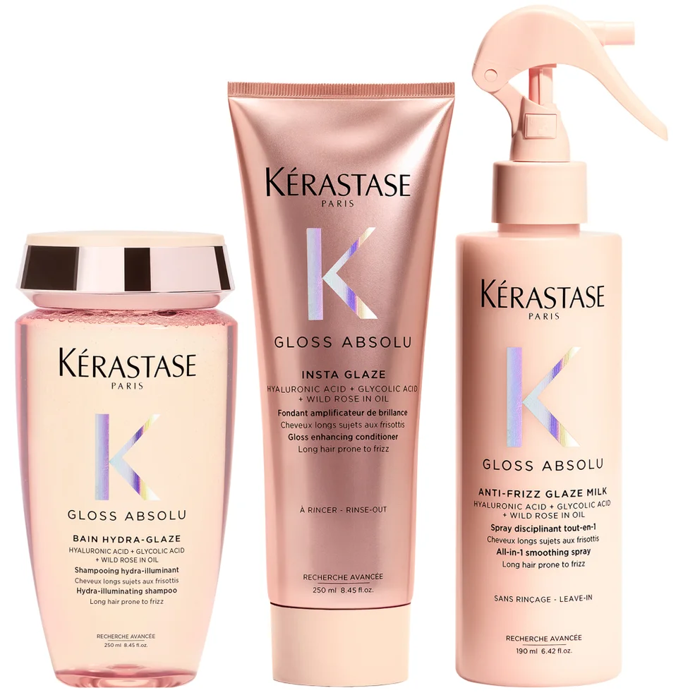 Kérastase Gloss Absolu Shampoo, Conditoner and Milk BundleImage1