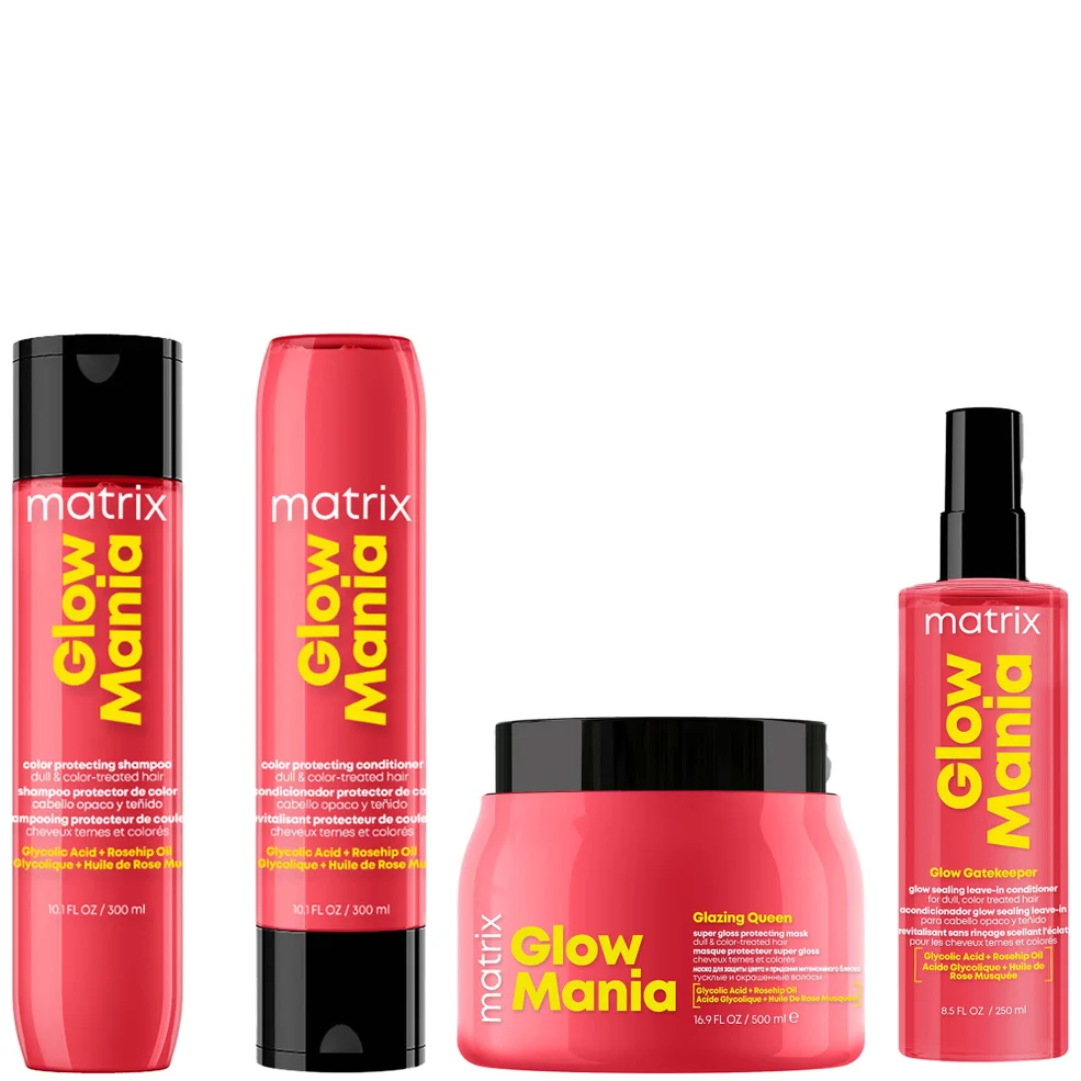 Glow Mania Colour Protecting Set including Shampoo, Conditioner, Leave-In Conditioner, and MaskImage1