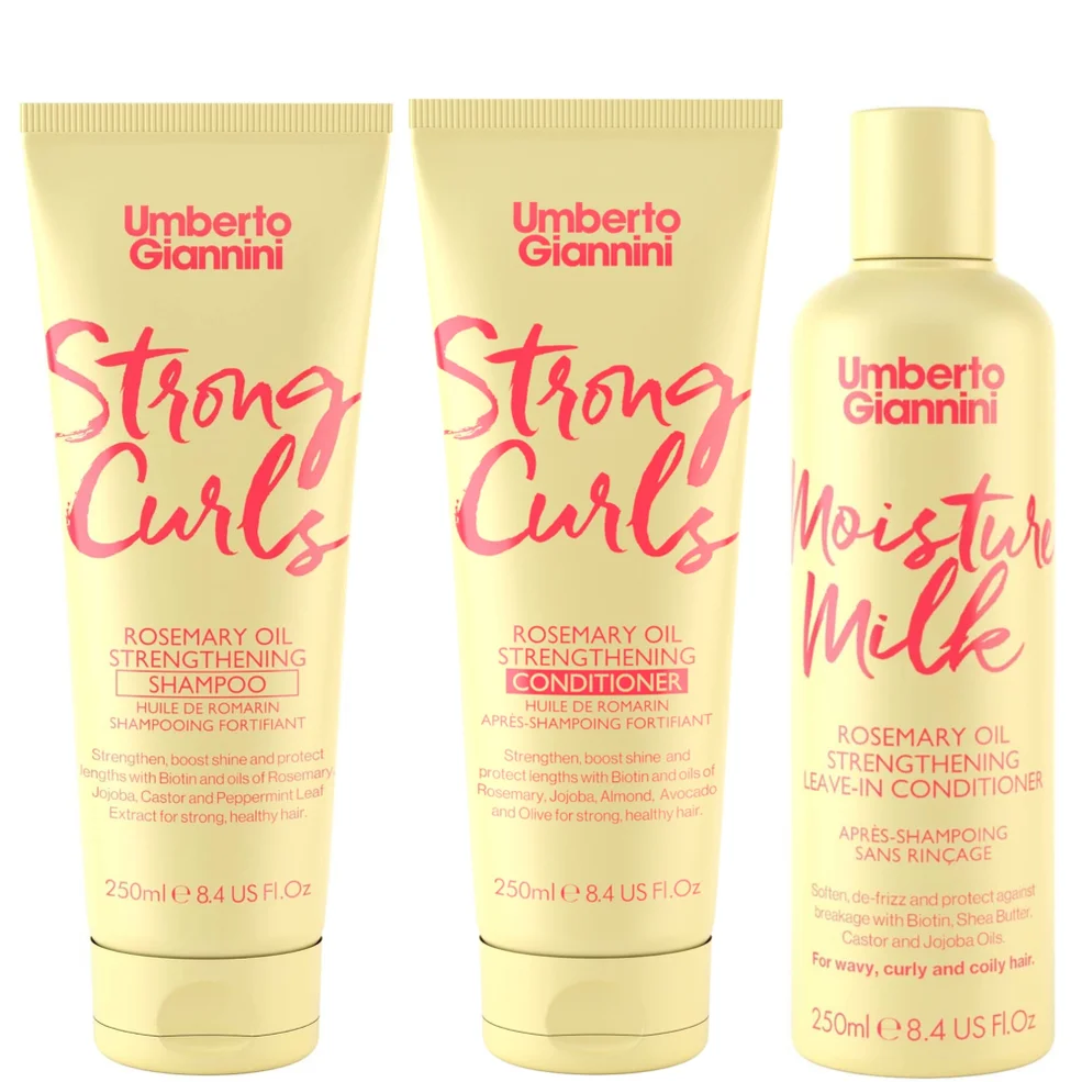 Umberto Giannini Strong Curls Strengthen & Hydrate TrioImage1