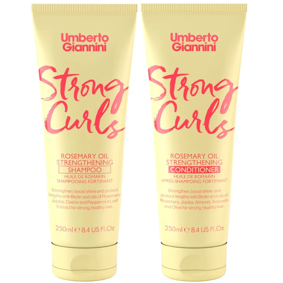 Umberto Giannini Strong Curls Strengthening Shampoo & Conditioner DuoImage1