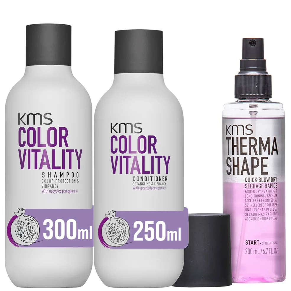 KMS Colour & Heat Protection Bundle for All Hair TypesImage1