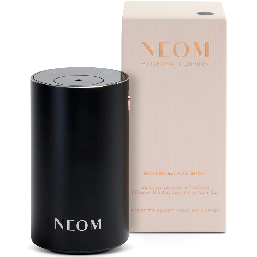 Neom Wellbeing London Pod Mini+ Waterless Essential Oil Diffuser BlackImage1