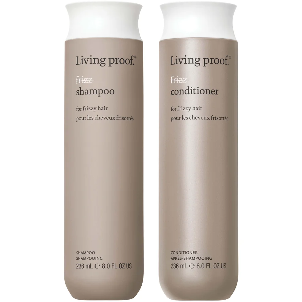 Living Proof No Frizz Shampoo and Conditioner Bundle for Frizz Control, Smoothness and ShineImage1