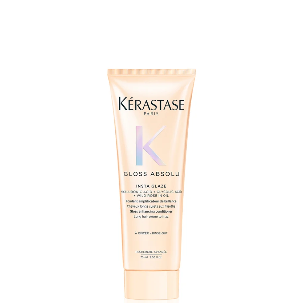 Kérastase Gloss Absolu Conditioner for All Hair Types with Glycolic Acid, Hyaluronic Acid & Wild Rose 75mlImage1