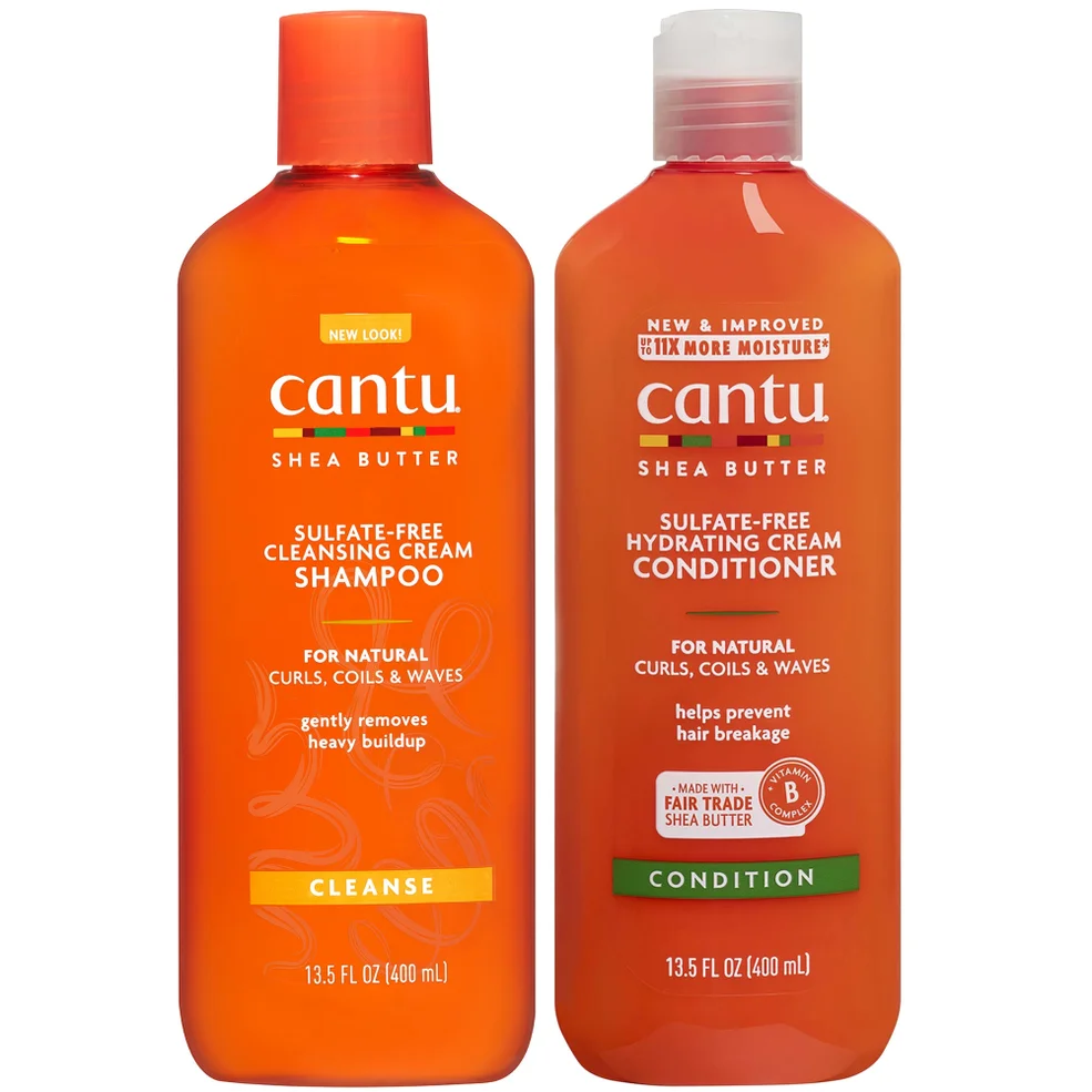 Cantu Shea Butter Cleansing Cream Shampoo & Hydrating Conditioner 400mlImage1
