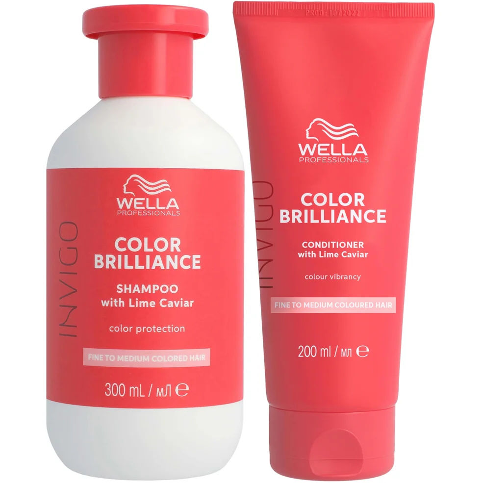Wella Professionals Care Invigo Color Brilliance Colour Protection Shampoo & Conditioner for Fine Medium Hair 300mlImage1