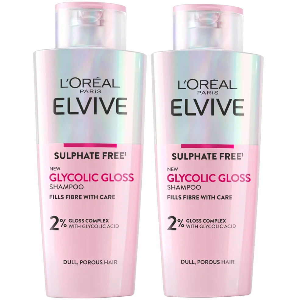 L'Oréal Paris Elvive Glycolic Gloss Shampoo DuoImage1