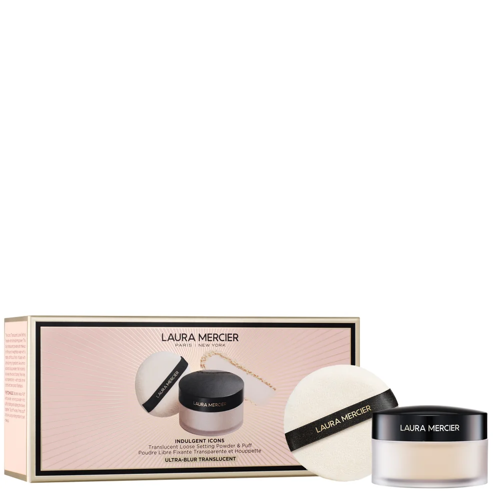 Laura Mercier -Indulgent Icons Ultra-Blur Translucent Loose Setting Powder + Puff - 20gImage1
