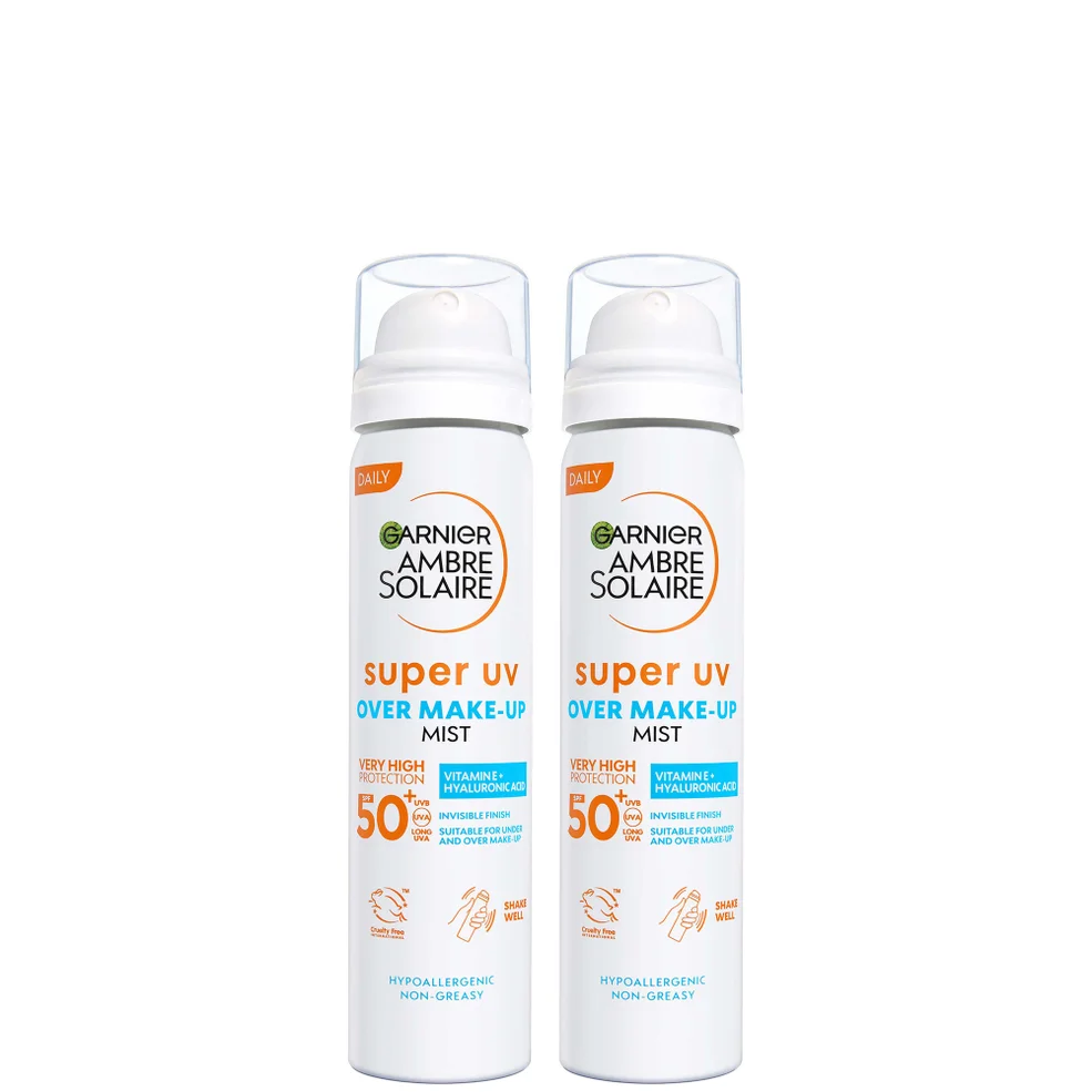 Garnier Ambre Solaire Over Makeup Super UV Protection Mist SPF50+ 75ml DuoImage1