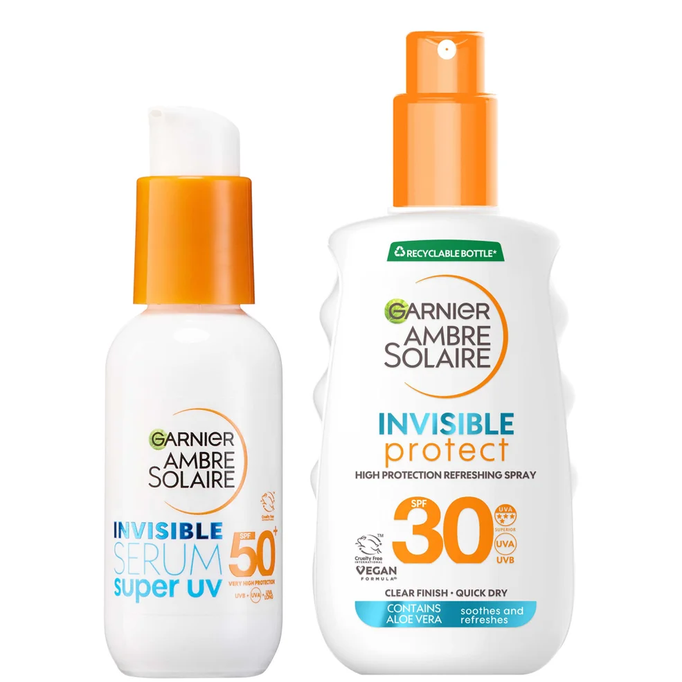 Garnier Ambre Solaire Invisible Sun Protection SPF Face & Body BundleImage1