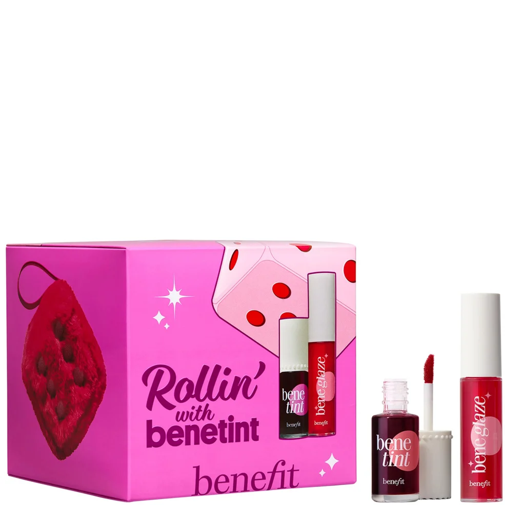 benefit Rollin with Benetint Cheek & Lip Tint and Limited Edition Lip Oil Duo with Beauty BagImage1
