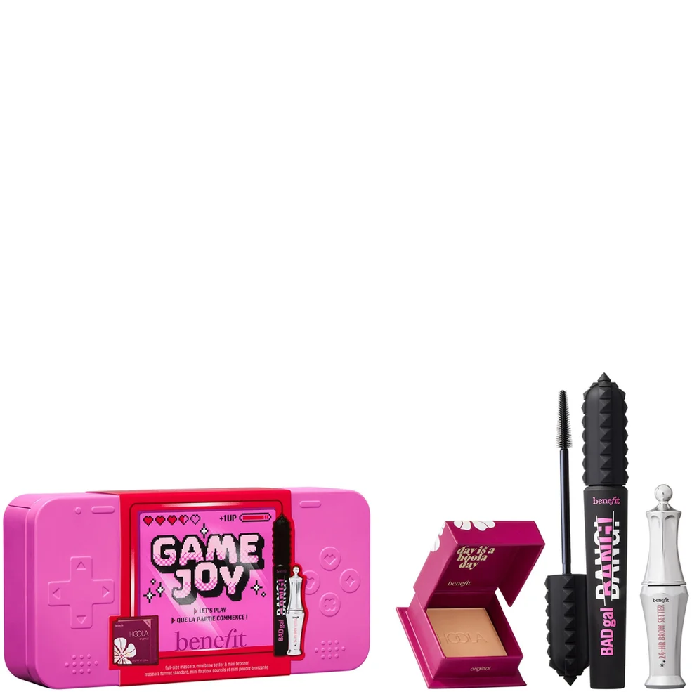 benefit GameJoy Mascara, Brow and Bronzer 3-piece Makeup Gift Set, with Limited Edition Keepsake TinImage1
