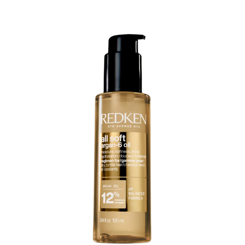 Redken All Soft Argan-6 Oil for Softness, Shine and Protection 100mlImage1