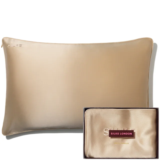SILKE Silk Pillowcase - Queen - Caramel