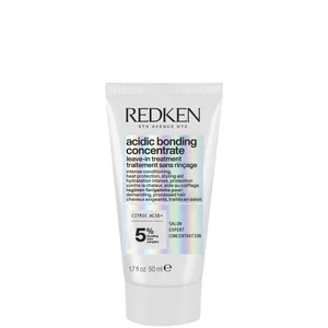 Redken Acidic Bonding Concentrate Leave In Treatment, Bond Repair for Damaged Hair with Heat Protection 50ml - Size 50ml