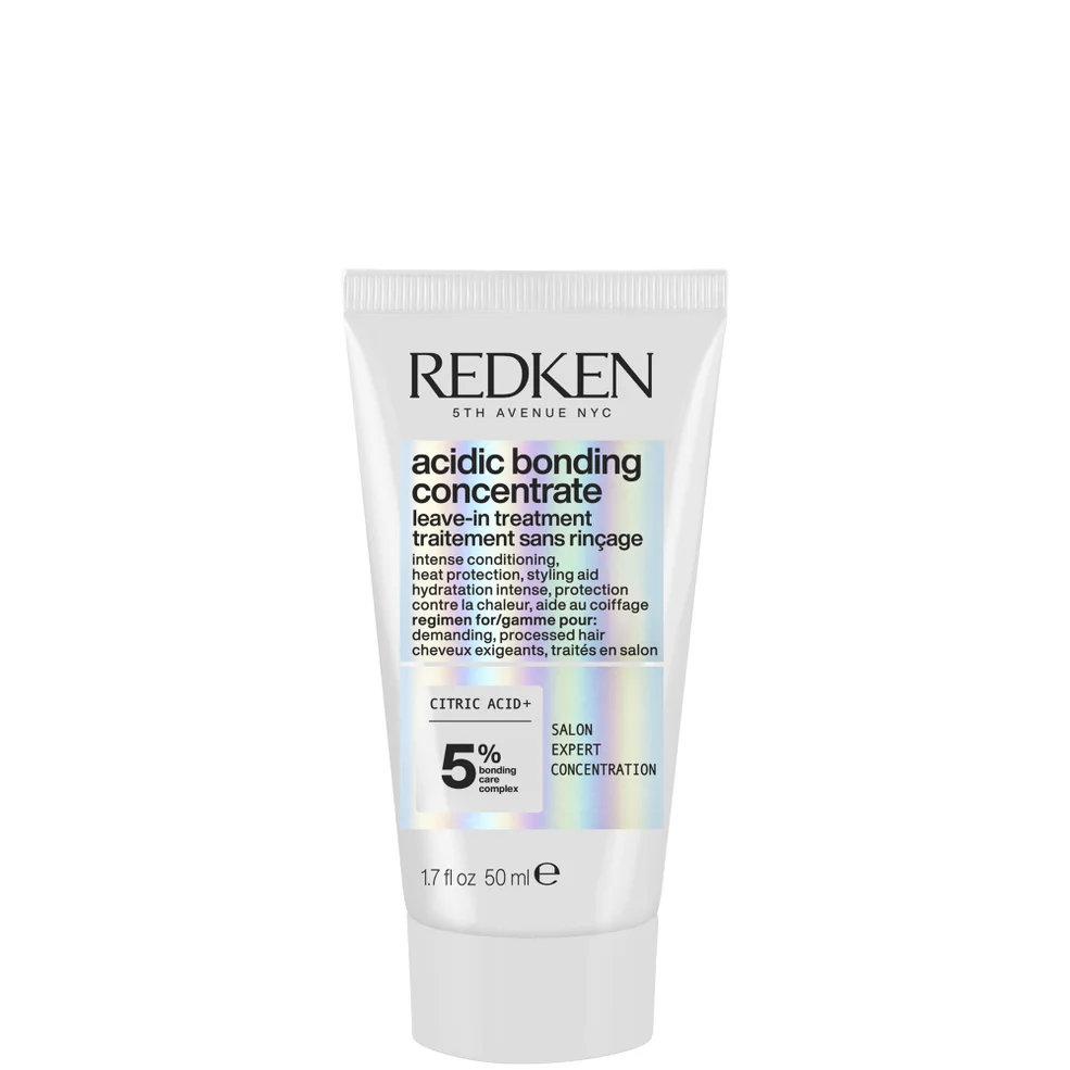 Redken Acidic Bonding Concentrate Leave In Treatment, Bond Repair for Damaged Hair with Heat Protection 50mlImage1