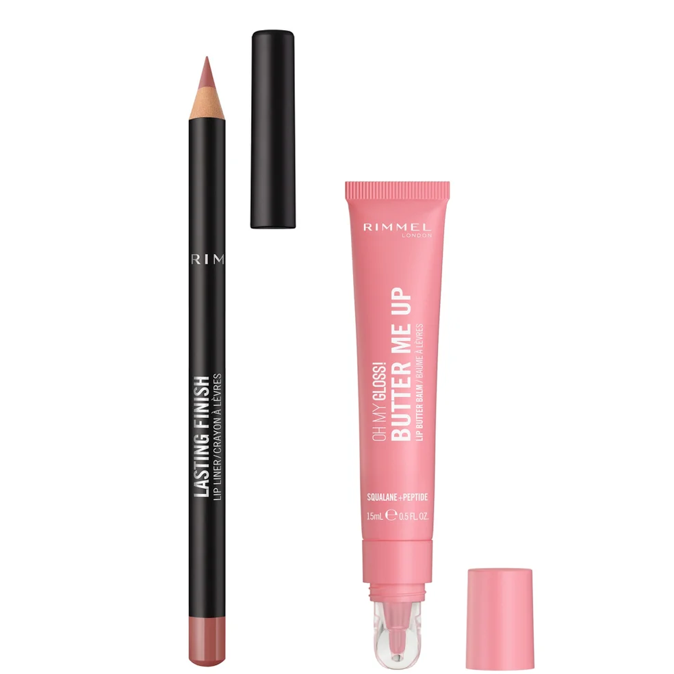 Rimmel Butter Me Up & Lasting Finish Lip Bundle (Various Shades)Image1