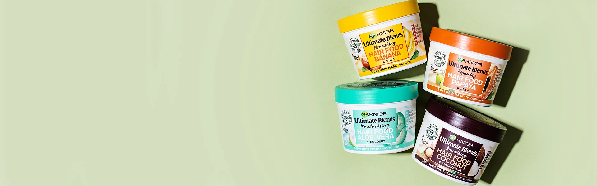 Masques capillaires Hair Food Garnier